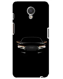 Чехол для Meizu M6s с картинкой «Audi — ночной контур»