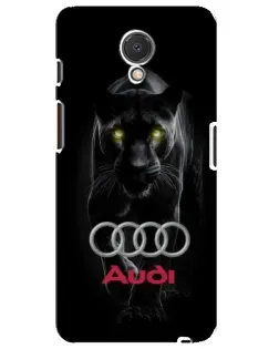 Чехол для Meizu M6s с картинкой «Пантера и Audi»