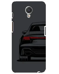 Чехол для Meizu M6s с картинкой «Задняя часть Audi — арт»