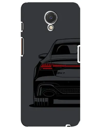 Чехол для Meizu M6s с картинкой «Задняя часть Audi — арт»