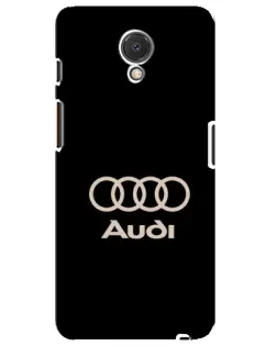 Чехол для Meizu M6s с картинкой «Audi — золотой логотип»