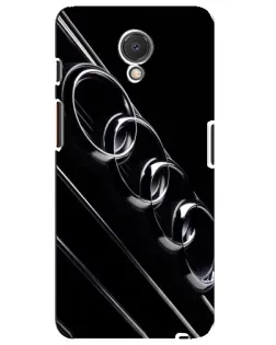 Чехол для Meizu M6s с картинкой «Audi — абстрактные кольца»