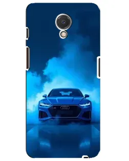 Чехол для Meizu M6s с картинкой «Audi — голубая энергия»