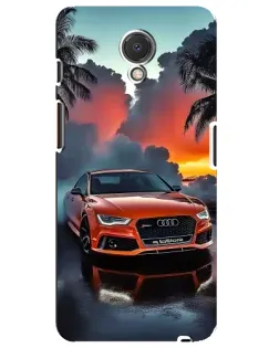 Чехол для Meizu M6s с картинкой «Audi — закат»