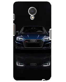 Чехол для Meizu M6s с картинкой «Audi — ночное отражение»
