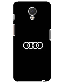 Чехол для Meizu M6s с картинкой «Audi White Logo»