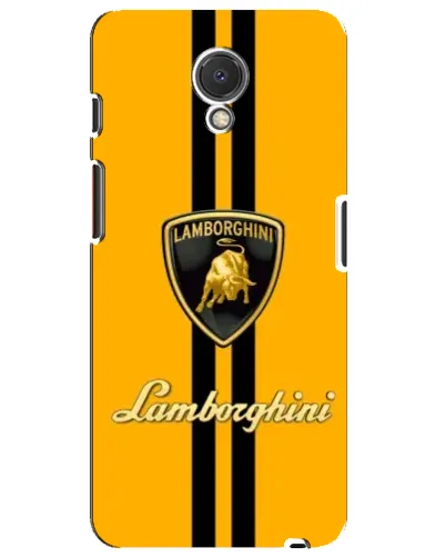 Чехол для Meizu M6s с картинкой «Lamborghini Stripe желтый»