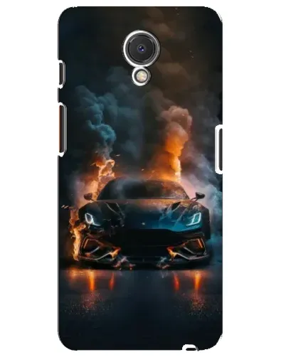 Чехол для Meizu M6s с картинкой «Lamborghini дымная эстетика»
