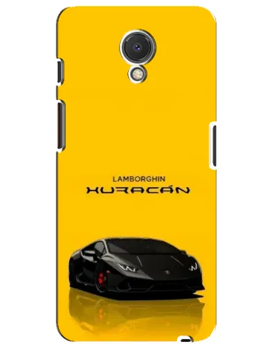 Чехол для Meizu M6s с картинкой «Lamborghini Huracan черный»