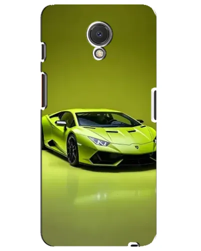 Чехол для Meizu M6s с картинкой «Салатовый Lamborghini Huracan»