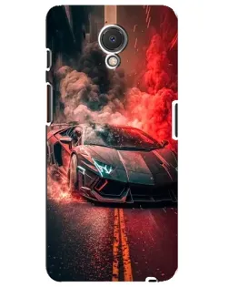 Чехол для Meizu M6s с картинкой «Lamborghini красный дым» Чехол для Meizu M6s с картинкой «Lamborghini красный дым»