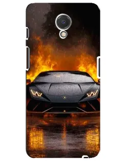 Чехол для Meizu M6s с картинкой «Lamborghini в огне» Чехол для Meizu M6s с картинкой «Lamborghini в огне»