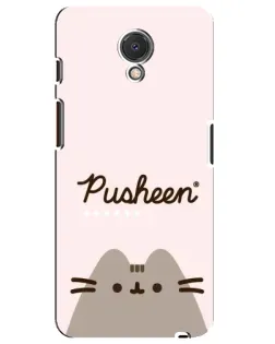 Чохол для Meizu M6s з картинкою «Pusheen логотип» Чохол для Meizu M6s з картинкою «Pusheen логотип»