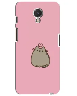 Чохол для Meizu M6s з картинкою «Pusheen серце» Чохол для Meizu M6s з картинкою «Pusheen серце»