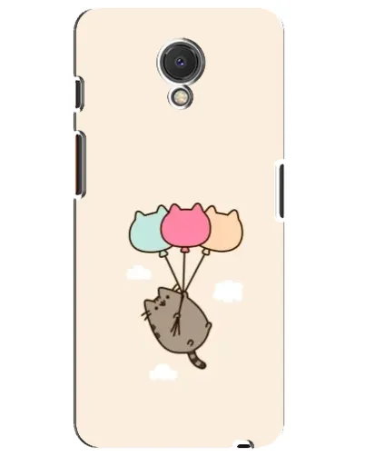 Чехол для Meizu M6s с картинкой «Пушин на шариках»