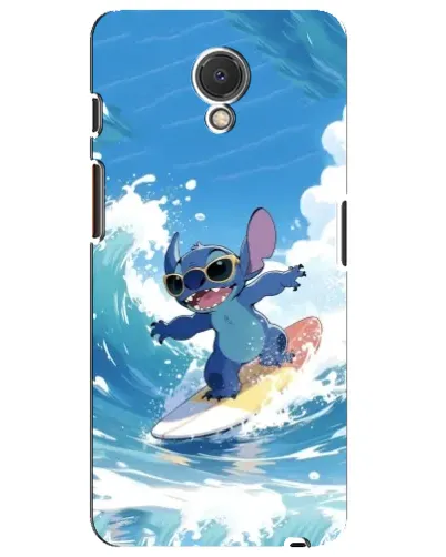 Чехол для Meizu M6s с картинкой «Стич на волне» Чехол для Meizu M6s с картинкой «Стич на волне»