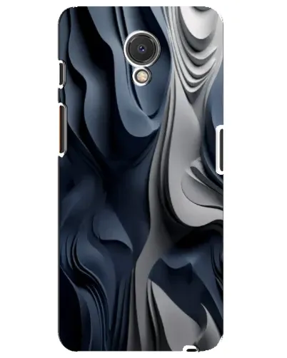 Чехол для Meizu M6s с картинкой «Объемные синие складки» Чехол для Meizu M6s с картинкой «Объемные синие складки»