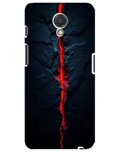 Чехол для Meizu M6s с картинкой «Kрасная лавовая трещина» Чехол для Meizu M6s с картинкой «Kрасная лавовая трещина»