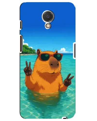 Чехол для Meizu M6s с картинкой «Морская капибара» Чехол для Meizu M6s с картинкой «Морская капибара»