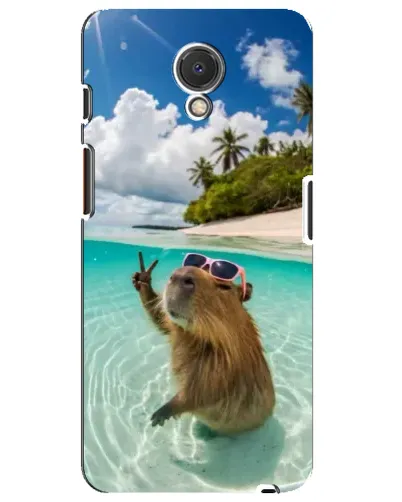 Чехол для Meizu M6s с картинкой «Капибара на море» Чехол для Meizu M6s с картинкой «Капибара на море»