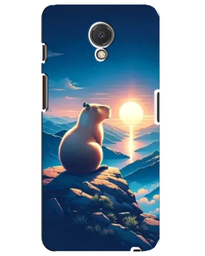 Чехол для Meizu M6s с картинкой «Закат солнца с капибарой» Чехол для Meizu M6s с картинкой «Закат солнца с капибарой»