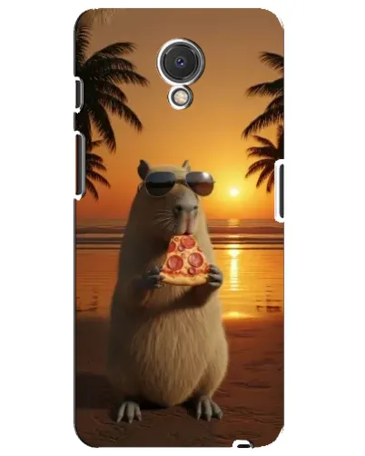 Чехол для Meizu M6s с картинкой «Капибара с пиццей» Чехол для Meizu M6s с картинкой «Капибара с пиццей»