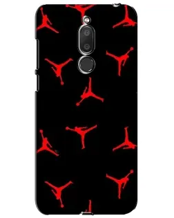 Чехол для Meizu M6T (Meilan 6T) с картинкой «Jordan Red Pattern»