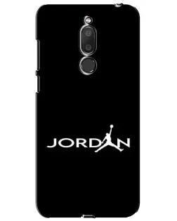 Чехол для Meizu M6T (Meilan 6T) с картинкой «Jordan White Logo»