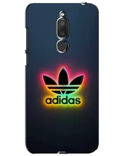 Чехол для Meizu M6T (Meilan 6T) с картинкой «Неоновый Adidas»