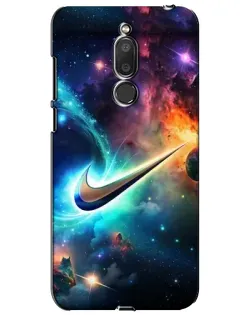 Чехол для Meizu M6T (Meilan 6T) с картинкой «Космический Nike Swoosh» Чехол для Meizu M6T (Meilan 6T) с картинкой «Космический Nike Swoosh»