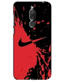 Чехол для Meizu M6T (Meilan 6T) с картинкой «Красные брызги Nike» Чехол для Meizu M6T (Meilan 6T) с картинкой «Красные брызги Nike»