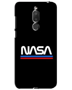 Чехол для Meizu M6T (Meilan 6T) с картинкой «NASA — классика Red Blue» Чехол для Meizu M6T (Meilan 6T) с картинкой «NASA — классика Red Blue»