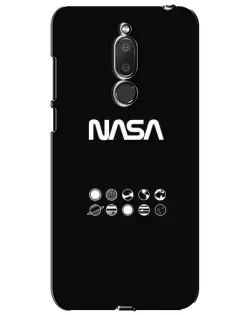 Чехол для Meizu M6T (Meilan 6T) с картинкой «NASA — технический принт» Чехол для Meizu M6T (Meilan 6T) с картинкой «NASA — технический принт»