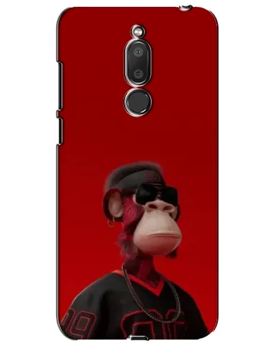 Чехол для Meizu M6T (Meilan 6T) с картинкой «Bored Ape в красном»