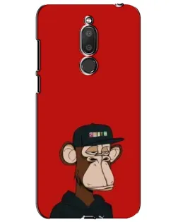 Чохол для Meizu M6T (Meilan 6T) з картинкою «Bored Ape — червоний фон» Чохол для Meizu M6T (Meilan 6T) з картинкою «Bored Ape — червоний фон»