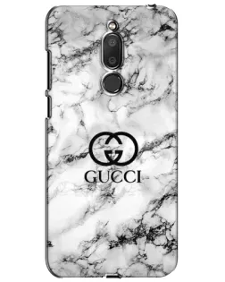 Чехол для Meizu M6T (Meilan 6T) с картинкой «Gucci — мраморный шик»