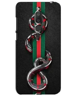 Чехол для Meizu M6T (Meilan 6T) с картинкой «Gucci — змея на полосе»