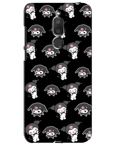 Чехол для Meizu M6T (Meilan 6T) с картинкой «Черный паттерн Kuromi» Чехол для Meizu M6T (Meilan 6T) с картинкой «Черный паттерн Kuromi»