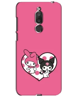 Чехол для Meizu M6T (Meilan 6T) с картинкой «Kuromi и My Melody» Чехол для Meizu M6T (Meilan 6T) с картинкой «Kuromi и My Melody»