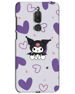 Чехол для Meizu M6T (Meilan 6T) с картинкой «Kuromi и лавандовые сердца» Чехол для Meizu M6T (Meilan 6T) с картинкой «Kuromi и лавандовые сердца»
