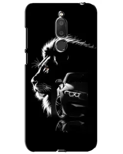 Чехол для Meizu M6T (Meilan 6T) с картинкой «BMW и лев» Чехол для Meizu M6T (Meilan 6T) с картинкой «BMW и лев»