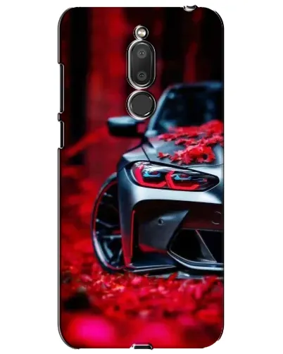 Чехол для Meizu M6T (Meilan 6T) с картинкой «Спортивная BMW и цветы» Чехол для Meizu M6T (Meilan 6T) с картинкой «Спортивная BMW и цветы»