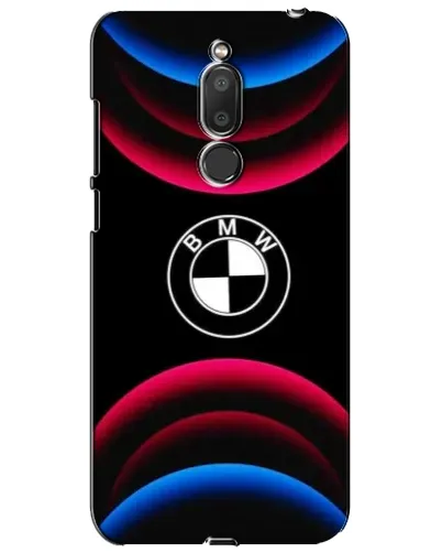 Чехол для Meizu M6T (Meilan 6T) с картинкой «Логотип BMW и неоновые дуги» Чехол для Meizu M6T (Meilan 6T) с картинкой «Логотип BMW и неоновые дуги»