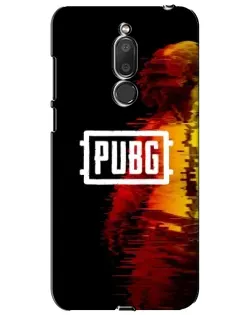 Чехол для Meizu M6T (Meilan 6T) с картинкой «Яркий логотип PUBG»