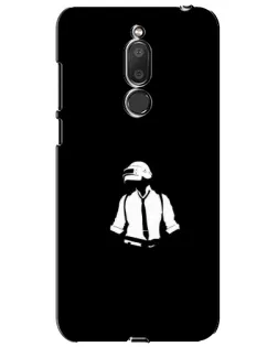 Чехол для Meizu M6T (Meilan 6T) с картинкой «PUBG — белый шлем»