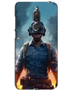 Чехол для Meizu M6T (Meilan 6T) с картинкой «PUBG — реалистичный герой»