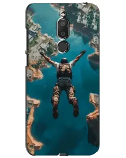 Чехол для Meizu M6T (Meilan 6T) с картинкой «PUBG — свободное падение»