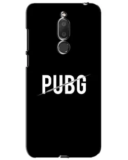 Чехол для Meizu M6T (Meilan 6T) с картинкой «PUBG — белый логотип»