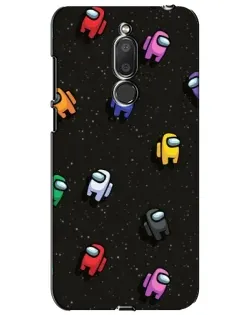 Чехол для Meizu M6T (Meilan 6T) с картинкой «Космический паттерн Among Us»