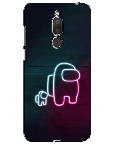 Чехол для Meizu M6T (Meilan 6T) с картинкой «Among Us неон-арт» Чехол для Meizu M6T (Meilan 6T) с картинкой «Among Us неон-арт»